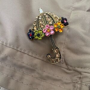 Colorful Umbrella Brooch